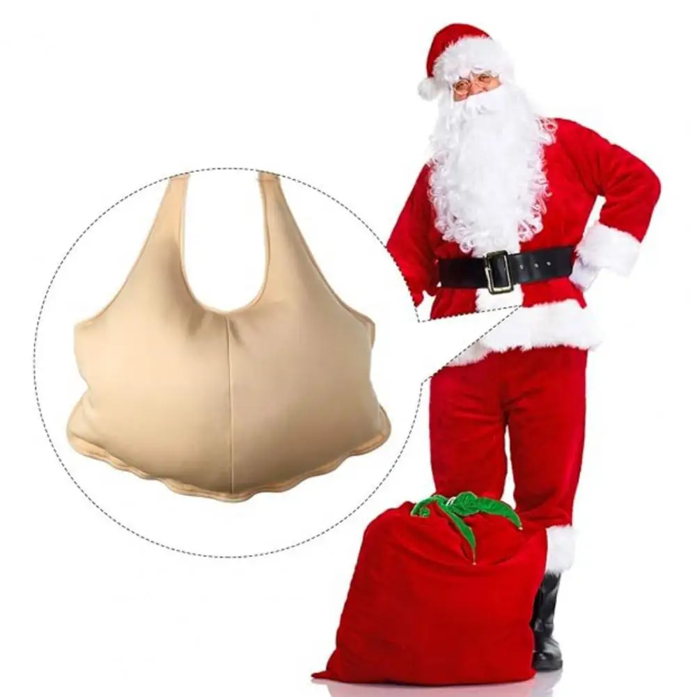 Santa Claus vientre falso relleno Cosplay barriga Santa vientre disfraz para Navidad Cosplay Santa vientre vestir accesorios
