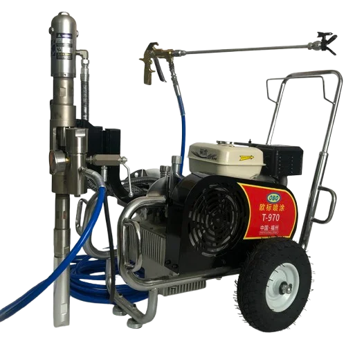 T-970 Factory Direct Oil Driven Airless Paint Spraying Machine High Quality Plunger Type Airless Spray Gun Heavy Power Paint