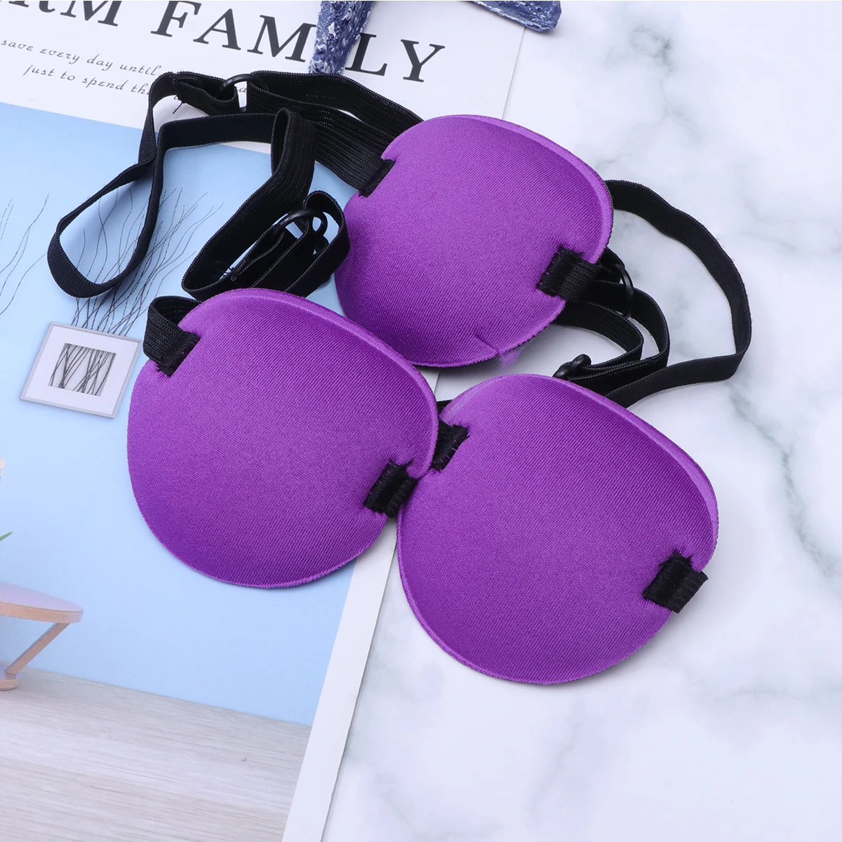 

6pcs Single Eye Patch Amblyopia Lazy Pediatric Full Coverage Soft Elastic Design Anti-Irritation Breathable Eye Shield