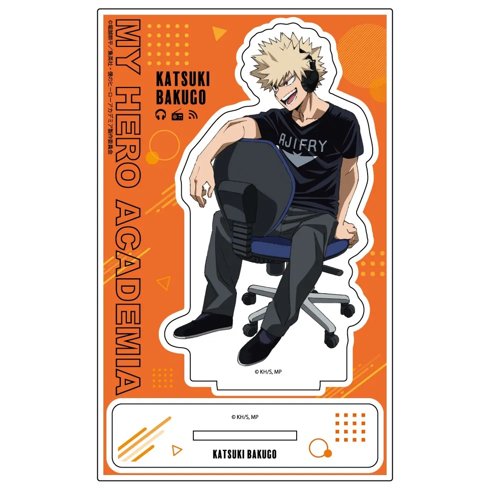 Hot Japan Anime My Hero Academia Akrylowy stojak Model Figurka Cosplay Uchwyt na talerze Topper Fans Christmas Desk Decor Plate Gift