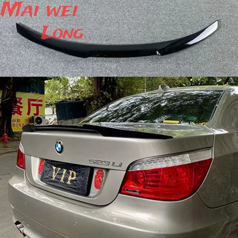 

Для BMW 5 серии E60 M5 520i 525i 523i M4 2004-2010 гг. Задняя крышка багажника, спойлер, крылья, аксессуары для внешней тюнинга автомобиля