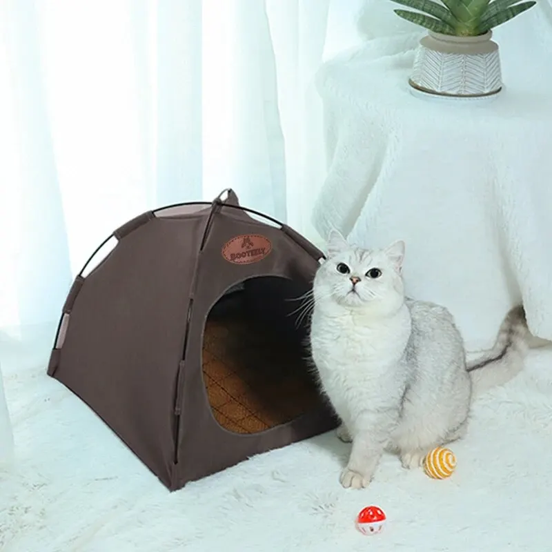 Cat Nest Tent Folding Camping Outdoor Breathable Pet Nest,Versatile All Year Round, Pet Camping Equipment