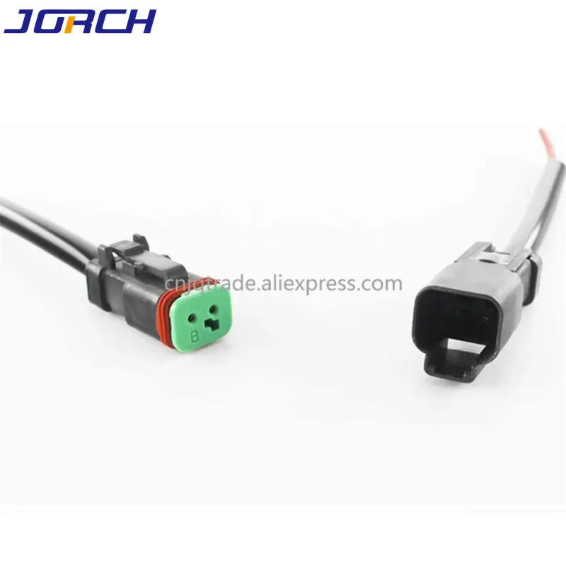 2 Pin seria DT męskie i żeńskie złącze do wiązki kabli DT06-2S-E005 DT04-2P-E005 — zdjęcie 6