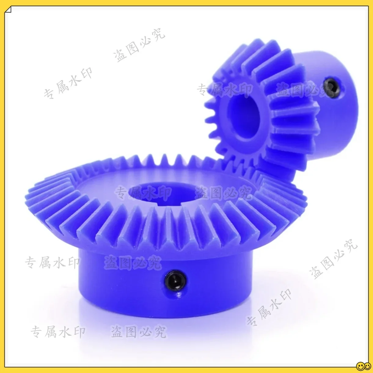 1:2 Nylon Bevel Gear 1M 15/30 20/40 Teeth 90 Degree Plastic Spur Bevel Gear BULE