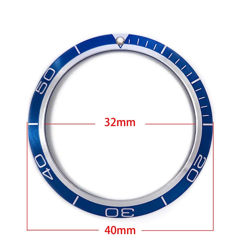 Сменный винтажный безель для часов 40 мм/32 мм 38,7 мм/33 мм, часы для дайвинга, аксессуары 300 м для серии 007/Spectre, кольцо для часов