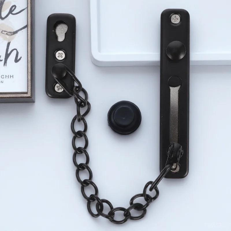 

1pcs Door Chain Lock Heavy Duty Stainless Steel For Inside Door Childproof Guard Extra Latch Security Chain Locks Home Safety