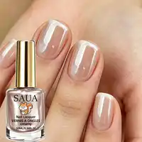 Vernis à ongles couleur champagne 10 ml, séchage rapide, pas besoin de lampe UV, texture crème nacrée, haute brillance, pour usage quotidien et fêtes 4