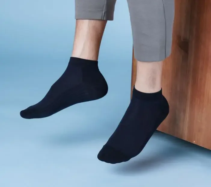 365wear men's breathable silver ion antibacterial socks, odor-proof,available in various lengths simple and casual