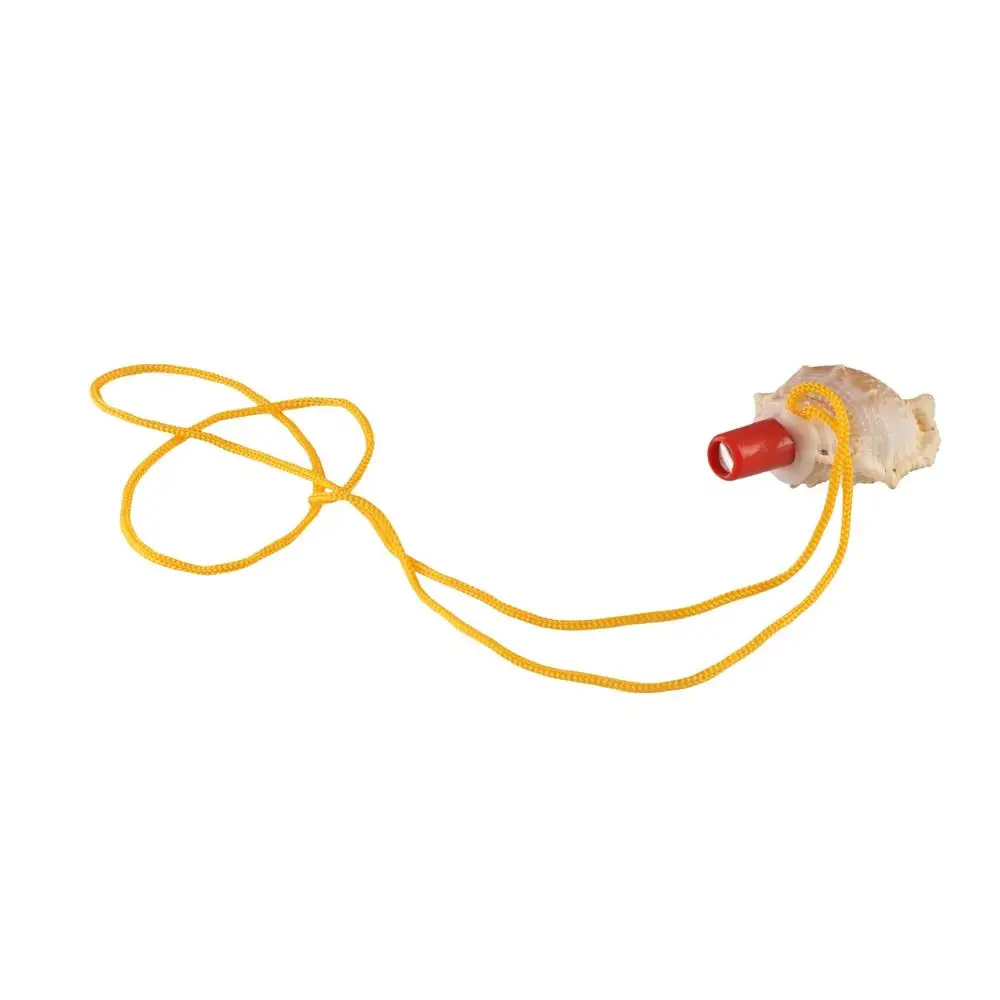 Necklace Party Crafts Children Creative Pendant Shell  Horn  Survival Tool Conch  Whistle Gift