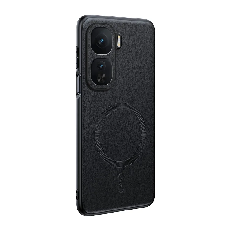 Für VIVO IQOO Neo 10 Pro Plus: Magnetische Schutzhülle aus Leder, Anti-Fingerabdruck, rutschfest, aus PC+TPU. – Detail 2