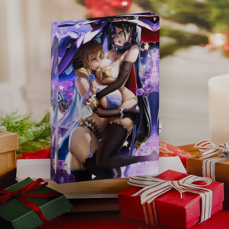 

Game Room Decor for Men,Waifu Desk Accessory | Jean and Mona Plaque | Genshin Impact Fan Art Collectible |Anime Gifts for Gamers