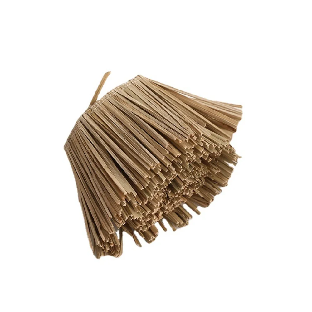 Natural Wedding Garland DIY Home Supply Straw Tassels Lafite Grass Garland Jute Fringe Trim Background Wall Decoration