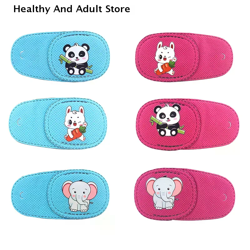 【HB】6pcs Children Kids Child Occlusion Medical Lazy Eye Patch Eyeshade Vision Care
