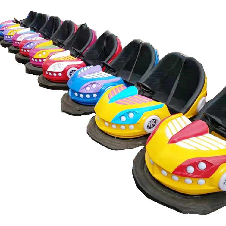 High Quality colorful flash car bumpers electric battery bumper cars amusement park kids adult amusement park bumper cars