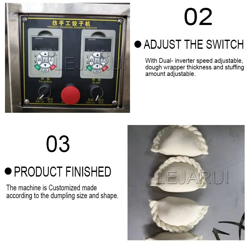 Automatic Dumpling Gyoza Empanada Making Machine  Chinese Gyoza  Making Machine