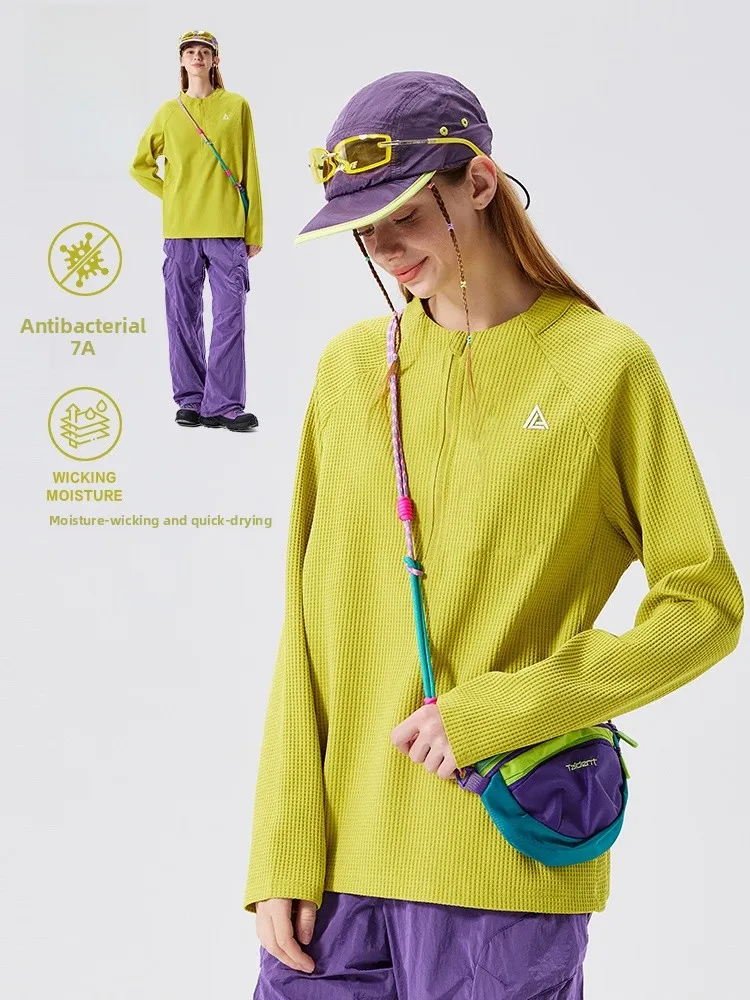 

Женская футболка с длинным рукавом LAZY DAY TREND для активного отдыха, быстросохнущая, влагоотводящая, спортивная, повседневная, для осеннего досуга