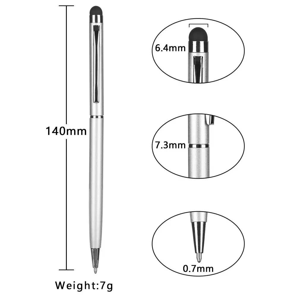 1PC Schule Werkzeug Handy Universal Schreiben Liefert Auf Wasserbasis Stift Touchscreen stift Kugelschreiber