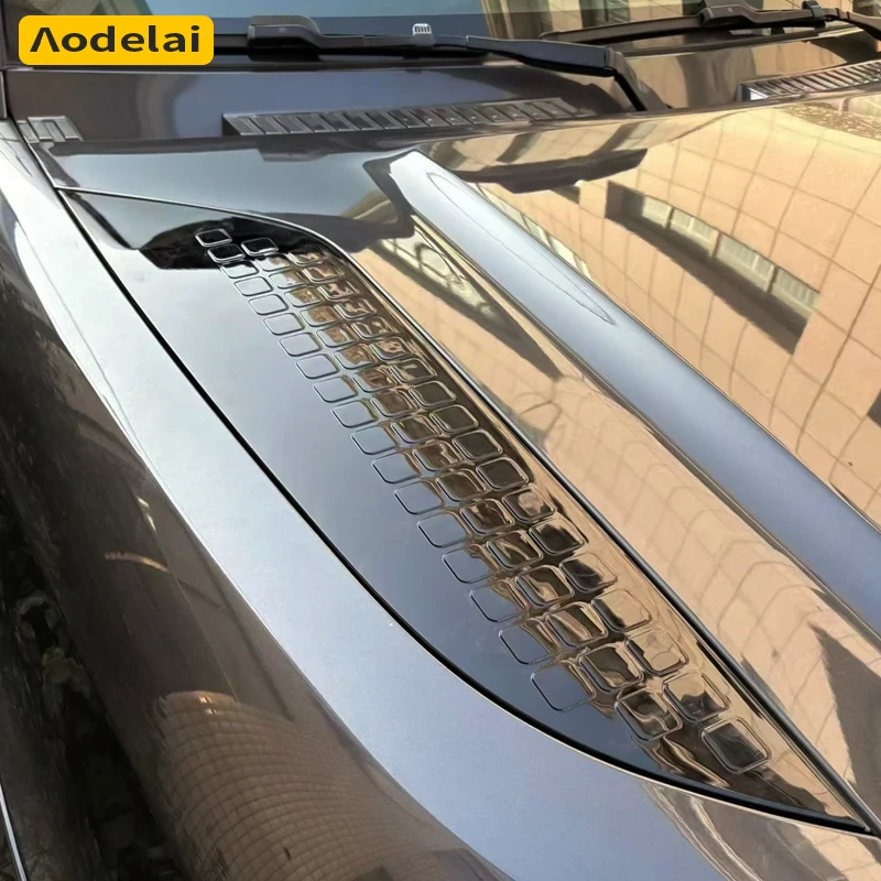 Exterior Accessories 2PCS Bonnet Air Vent Set For 2020-2026 Land Rover L663 Defender 90 110 130 Cover Decorative Panel