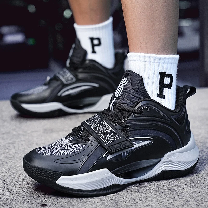

Basketball shoes for men and women anti-slip wear-resistant lightweight and soft-soled shock-absorbing sports shoes for students