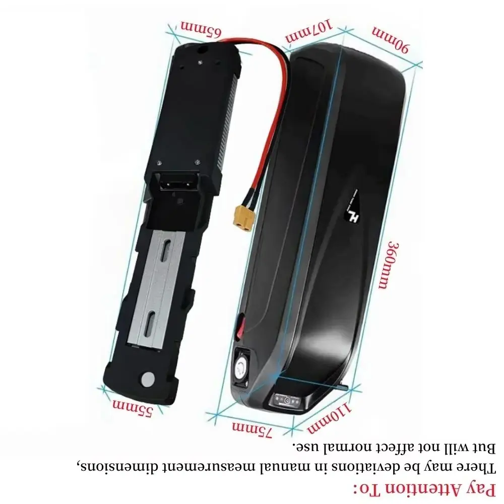 

For Hailong 36V 20Ah Lithium-ion Battery Pack Suitable for Electric Bicycle Battery Built in BMS Safe and durable