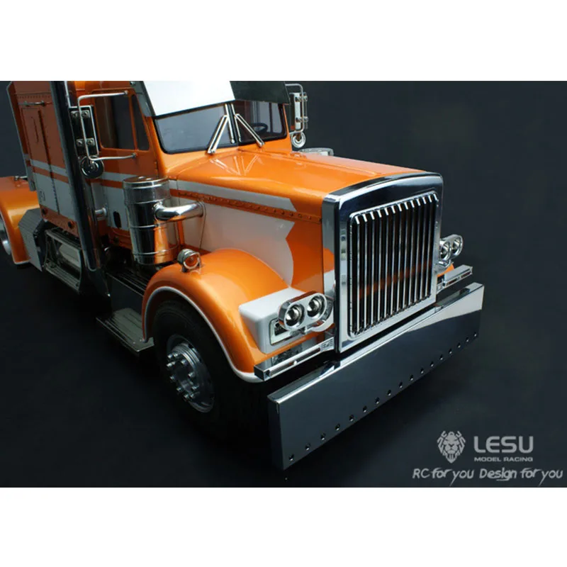 رأس جرار 1/14 56301 56304 King Global Route GL المصد الأمامي المعدني لمعيار Tamiya