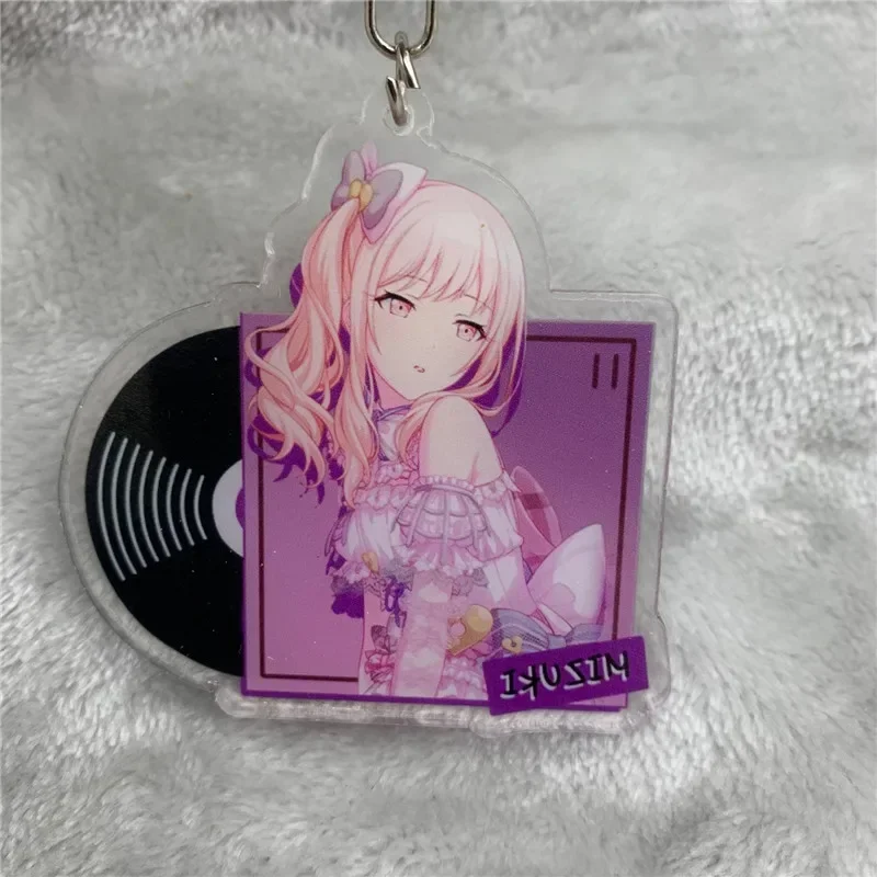 Anime Keychain Project Sekai Hoshino Ichika Azusawa Kohane Acrylic Keyring Strap Figure Hanging Accessories 6cm