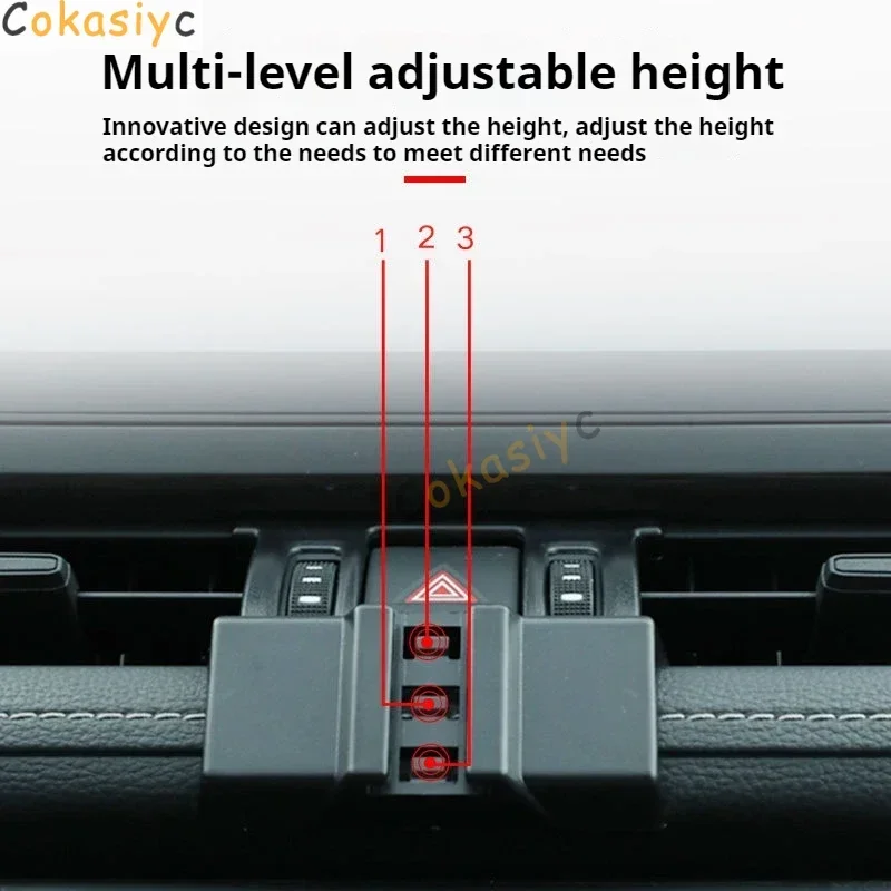 خاص سيارة حامل هاتف المحمول قاعدة فتحات الهواء جبل قوس كليب ل Sehol X7 X8 QX A5 E50A E10X اكسسوارات السيارات التصميم #5