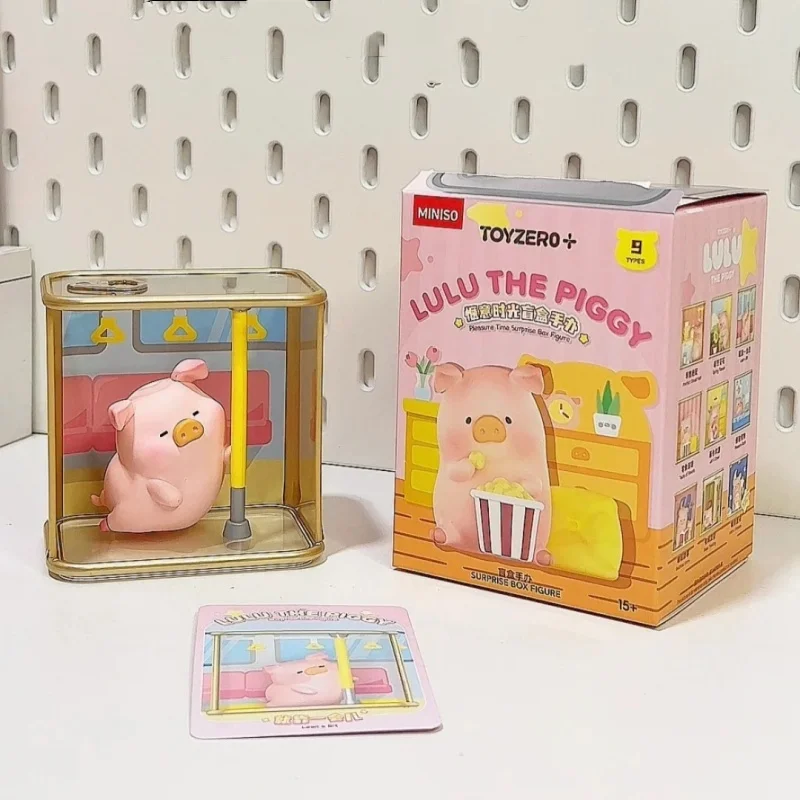 Оригинальная консервированная свинья LuLu Pig, уютная серия Moment, слепая коробка, коллекционные предметы, мини-фигурка, декор, милый подарок для девочек, подарок на день рождения