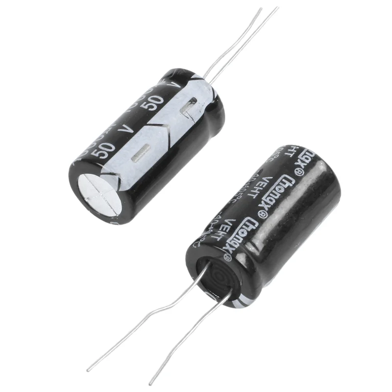 AS62 Radial Electrolytic Capacitor 50 V 1000 U F 105 C 25 X 13 Mm - Black (10 Packs)