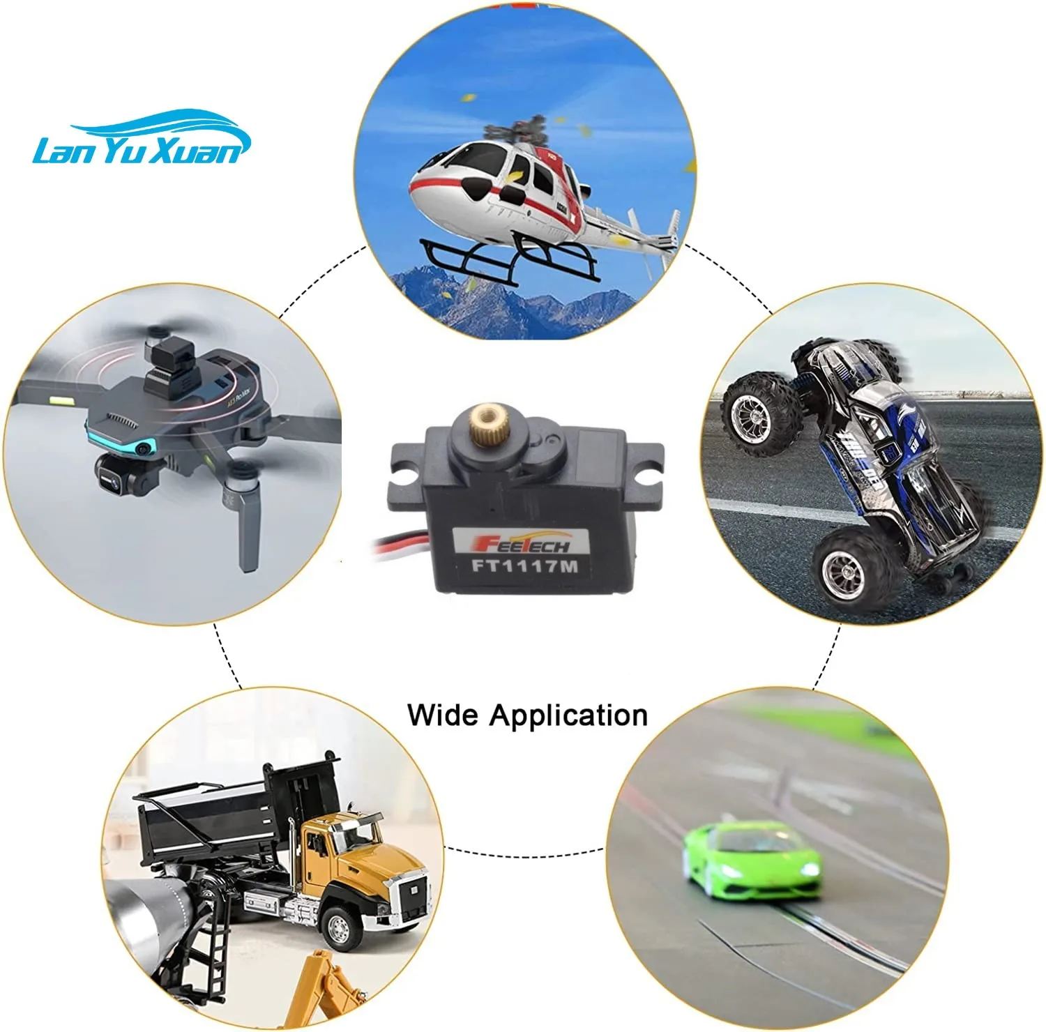 6V 3.5kg Analog Servo FT1117M with Position Feedback for Smart Robot/development Program for LEGO/educational Toys for Kids