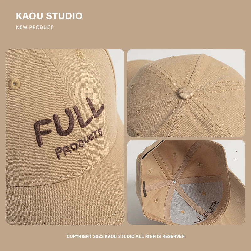 Men's hard top cap simple spring and summer visor children show their faces small couple versatile baseball cap tide