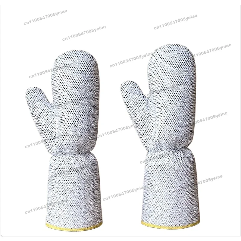 Extended Steel Wire Dishwashing Gloves, Cleaning  Housework, Washing Dishes, Pots Adding Silver Dishcloths,Dishwashing Artifacts