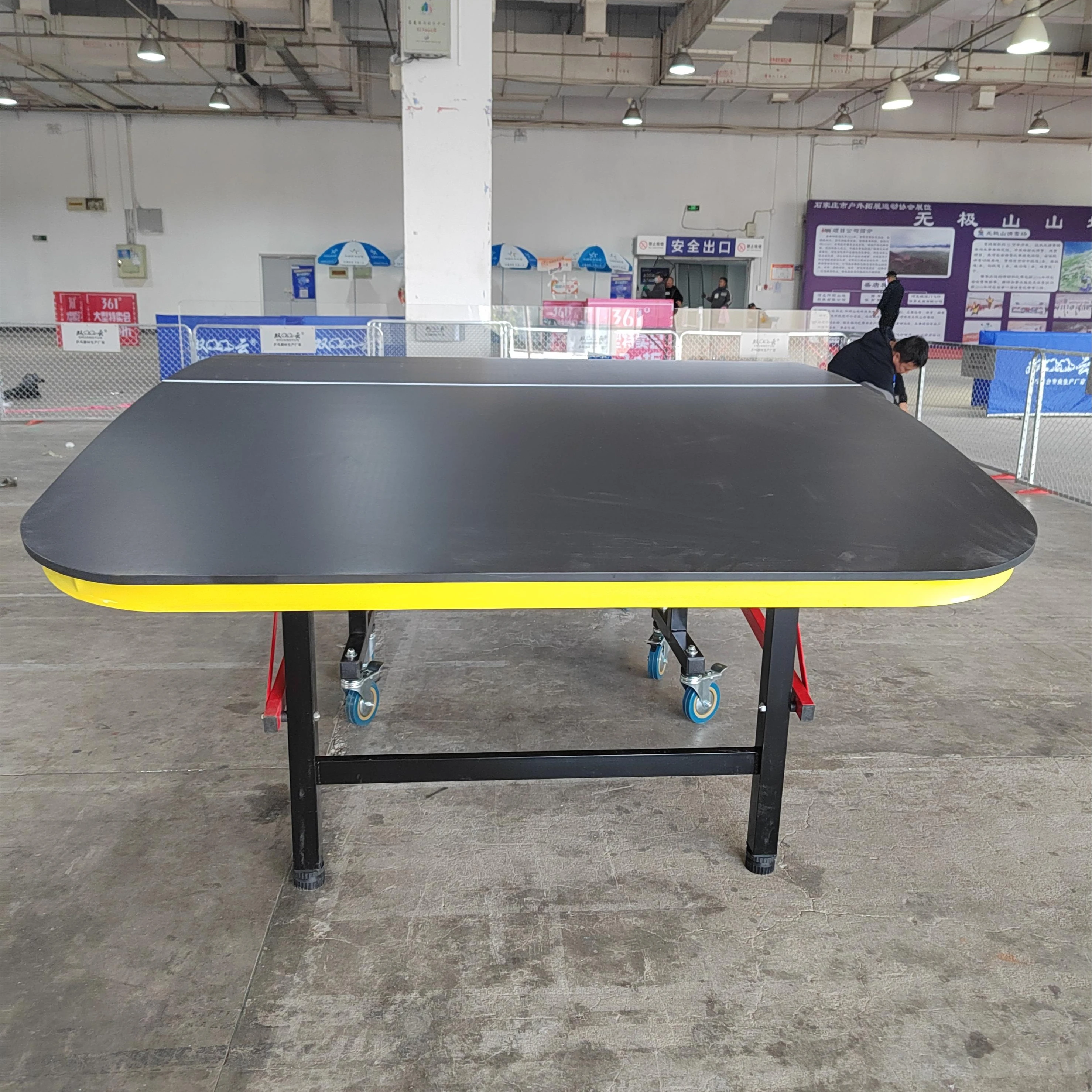 مقاوم للماء SMC قابل للطي بينغبونغ وكرة القدم طاولة تنس الطاولة في الهواء الطلق/داخلي لون مخصص #1