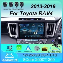 Android 16 Car Radio Carplay Auto For Toyota RAV4 Rav 4 2013 2014 2015 2016 2017 2018 2019 Multimedia Video Player GPS Head Unit
