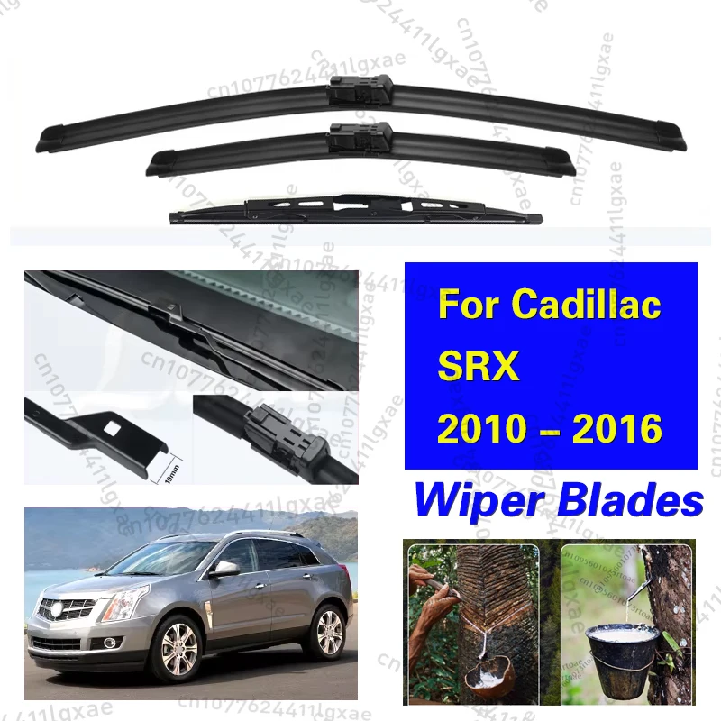 

Car Wiper For Cadillac SRX 2010 - 2016 Front Rear Windshield Windscreen Wiper Blade Rubber Accessories 2013 2014 2015 26"17"13"
