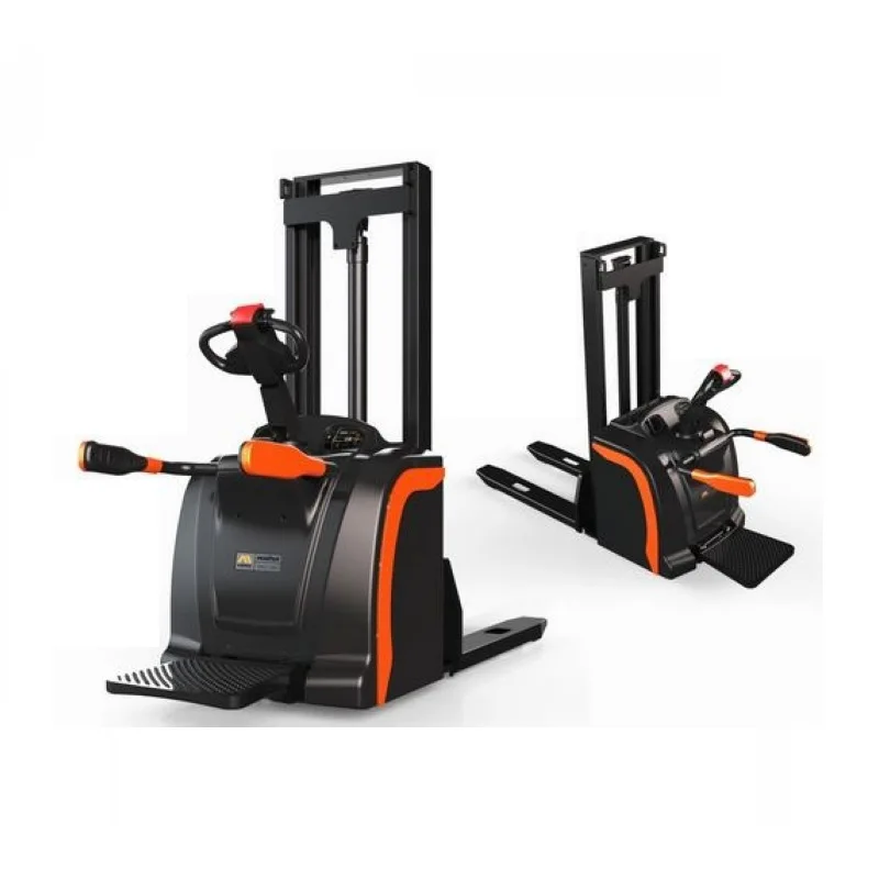 

2 tons electric forklift stacker warehouse 13m lifting height 400AH battery DC electric stacking operation