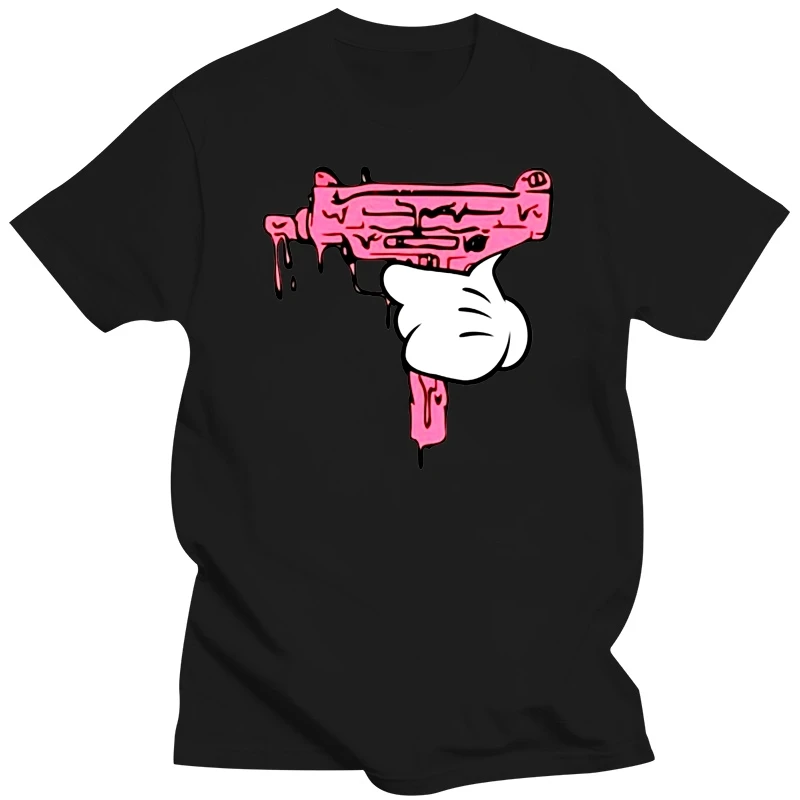 E 1 Syndicate T Shirt Uzi Gun Rifle 4649 Streetwear Funny Tee Shirt