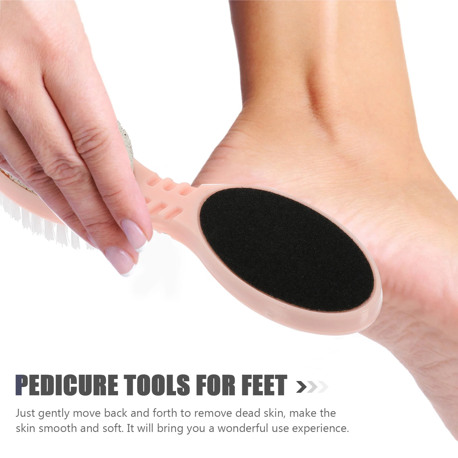 Remove Stones from Shoes Foot Rub Handheld Pedicure File Pumice Brush for Use in Shower Baby