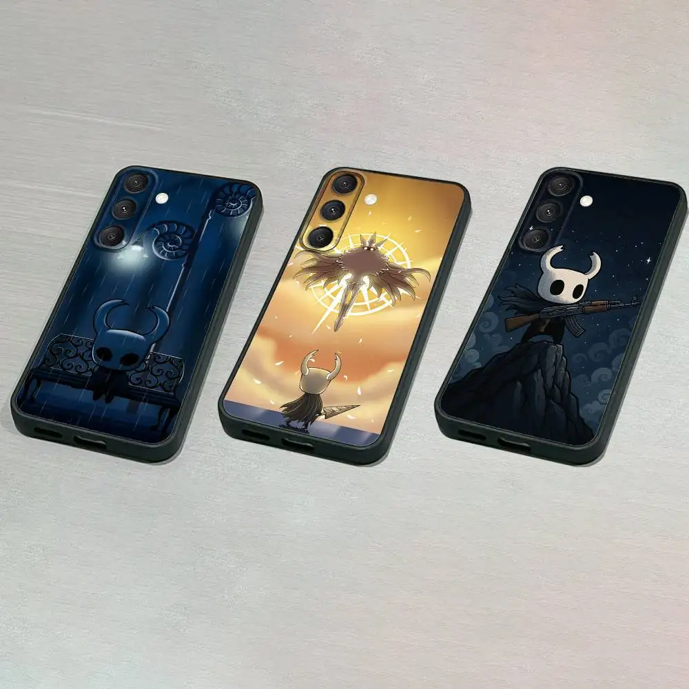 

Hollow K-Knight-ES Phone Case For Samsung S25,S24,S23,S22,S21,S20,S10,Ultra,Plus,Lite,FE,Soft Silicone Black Cover
