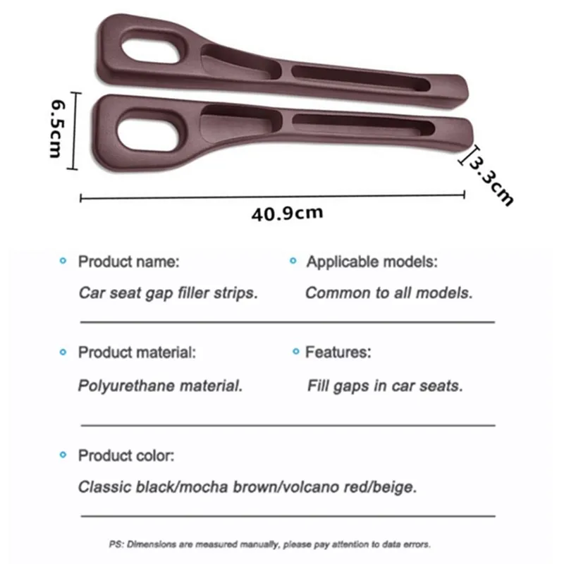 PU Car Seat Gap Filler Leak-Proof Filling Strip Anti-Drop With Hole For Honda HR-V Shuttle Vezel Courtesy CR-Z Elysion Spirior