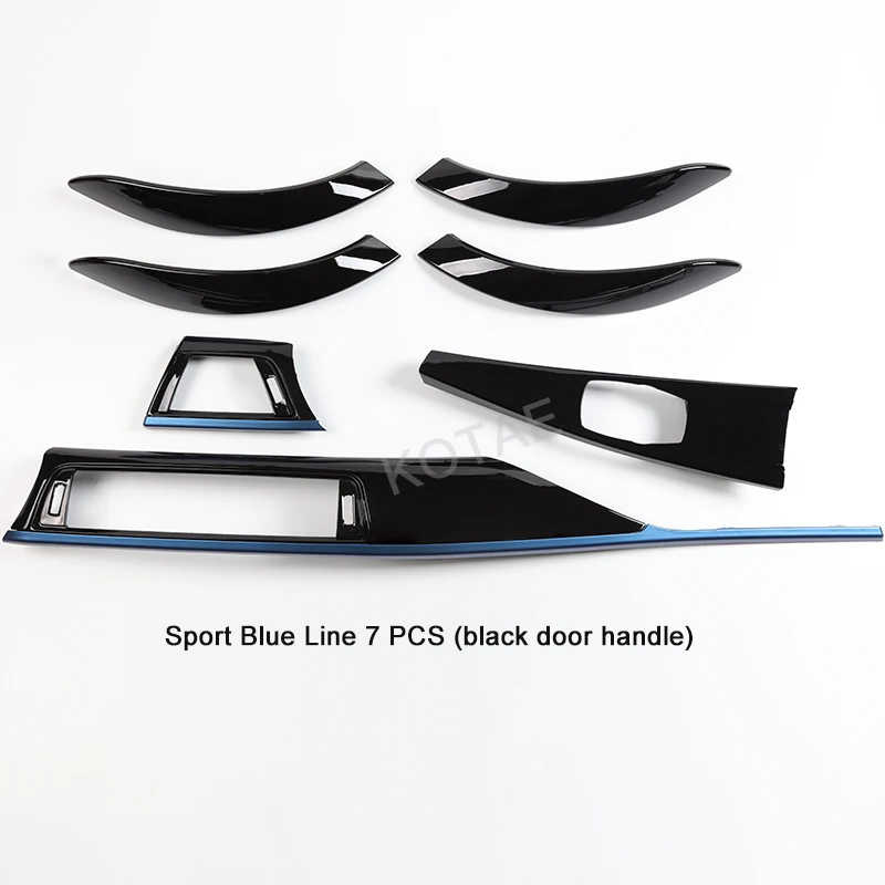 Glanzend Zwart Interieur Dashboard Vervanging Versieringen voor BMW 3 4 serie 3GT F30 F31 F32 F34 F36 F80 Touring Accessoires onderdelen