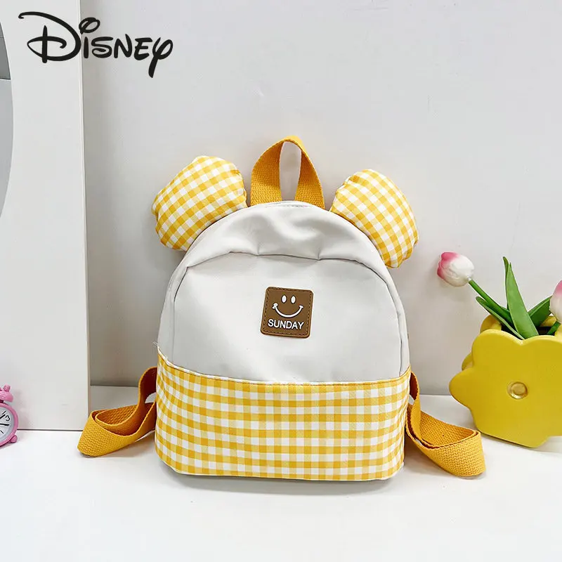 Disney Mickey New Children's Backpack Moda Escola Estudante de Alta Qualidade Cartoon Leisure Lightweight Travel Backpack