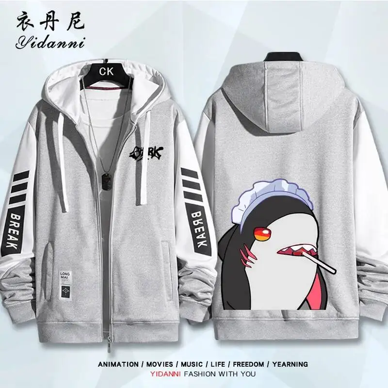 

2025 Zenless Zone Zero Shark Lady Ellen Joe Costum Long Sleeve Print Jacket Zipper Hoodie Women Men Fashion Hooded Costumes Gift