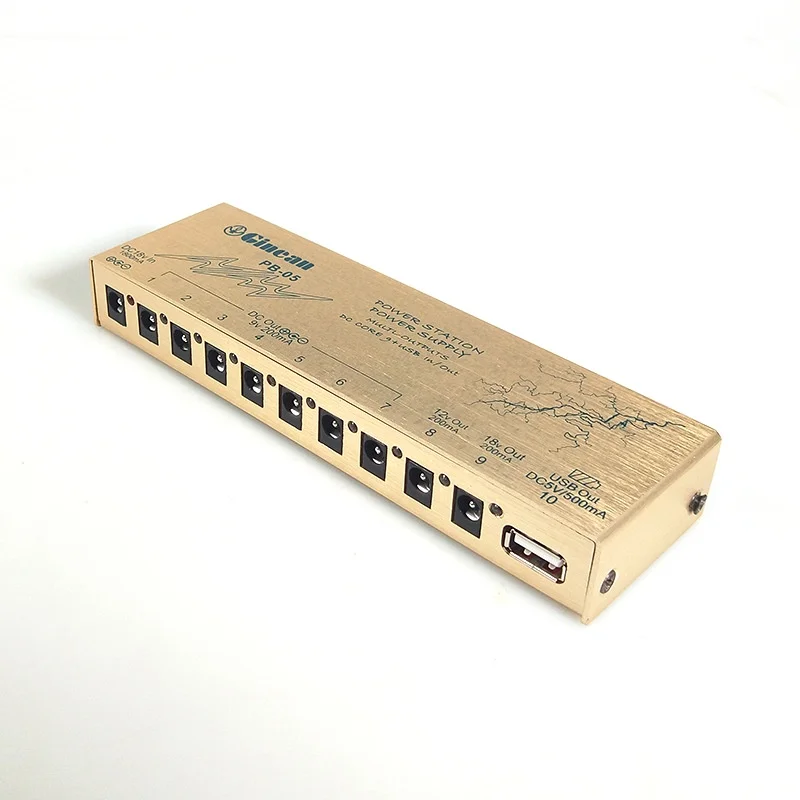 Ginean PB-05 guitar effects power supply 18V 10-way output outdoor performance musical instrument accessories image 5