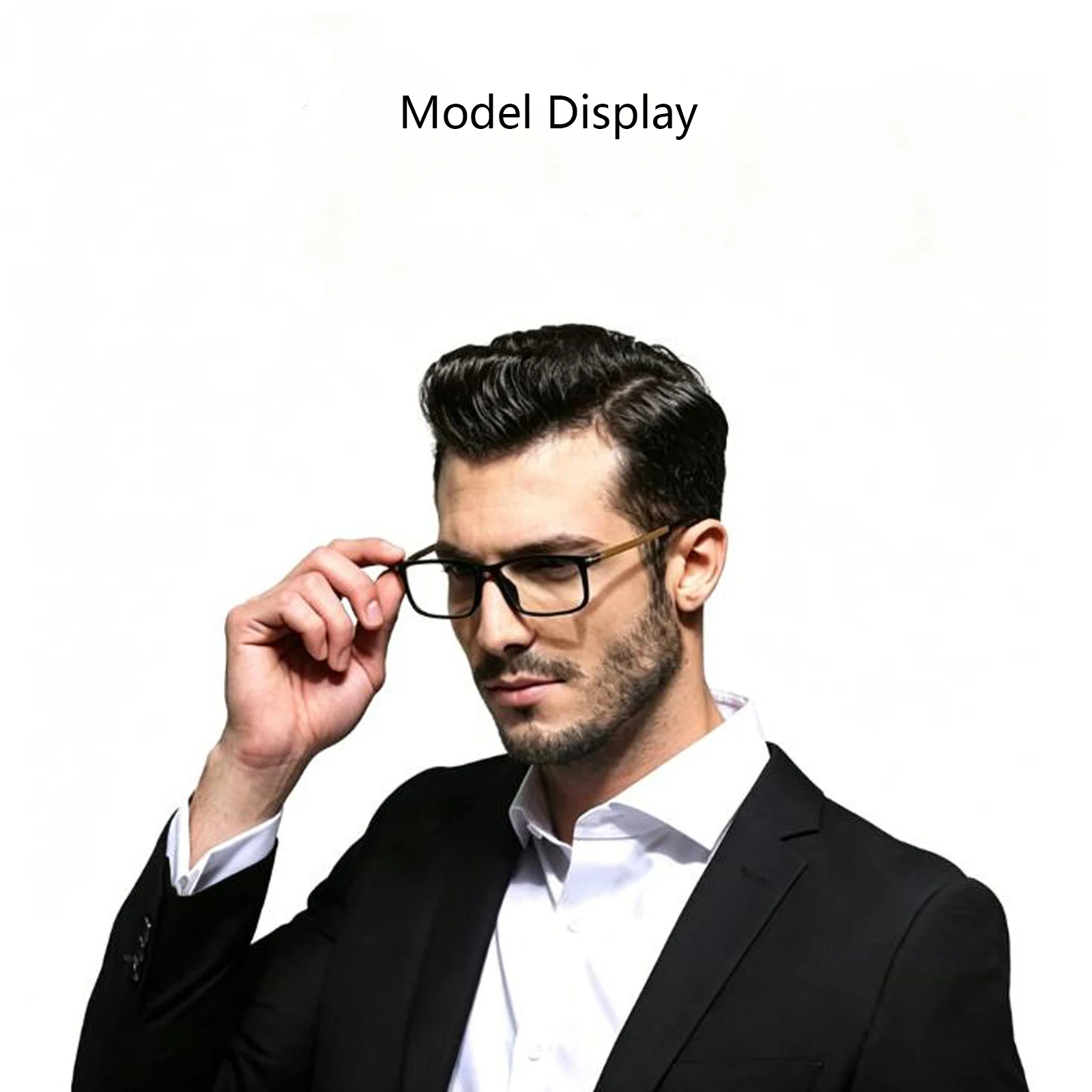 High-End Anti-Blue Light Men\'s Reading Glasses Fashion Anti-Fatigue Computer Glasses for Digital Screen Protection