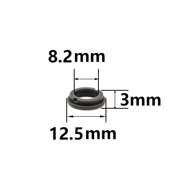 200 pz Iniettore di Carburante guarnizione in plastica Tappi Pintle per honda civic 1.6L Iniettore di Carburante Kit di Riparazione 12.5*8.2*3mm VD-PS-32015