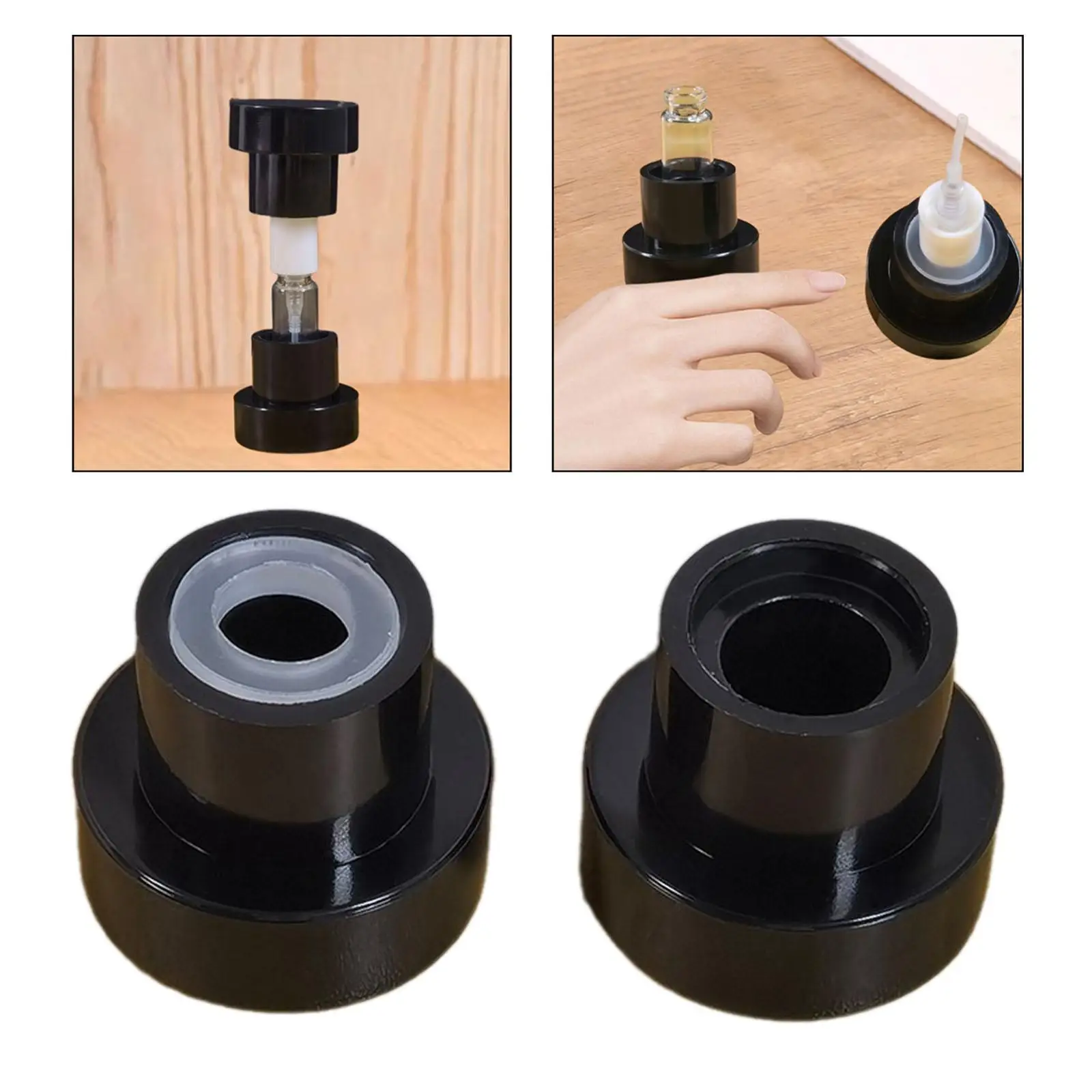 Hand Press Perfume Capper Universal PP Manual Bottle Sealing Tool for Small Cosmetic Bottles