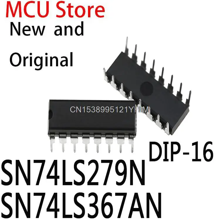 10PCS DIP-16 74LS279N DIP HD74LS279P 74LS279 DIP-16 SN74LS279 DM74LS279N SN74LS367 HD74LS367AP HD74LS367 SN74LS279N SN74LS367AN 