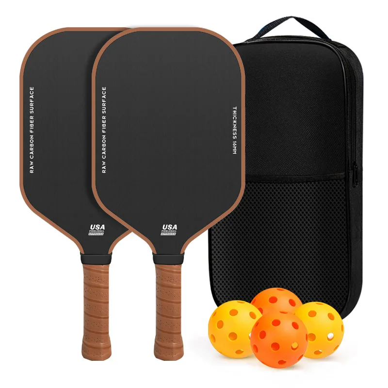 t700-raw-carbon-fiber-pickleball-paddle-set-professional-usapa-approved-racket-kit-with-balls