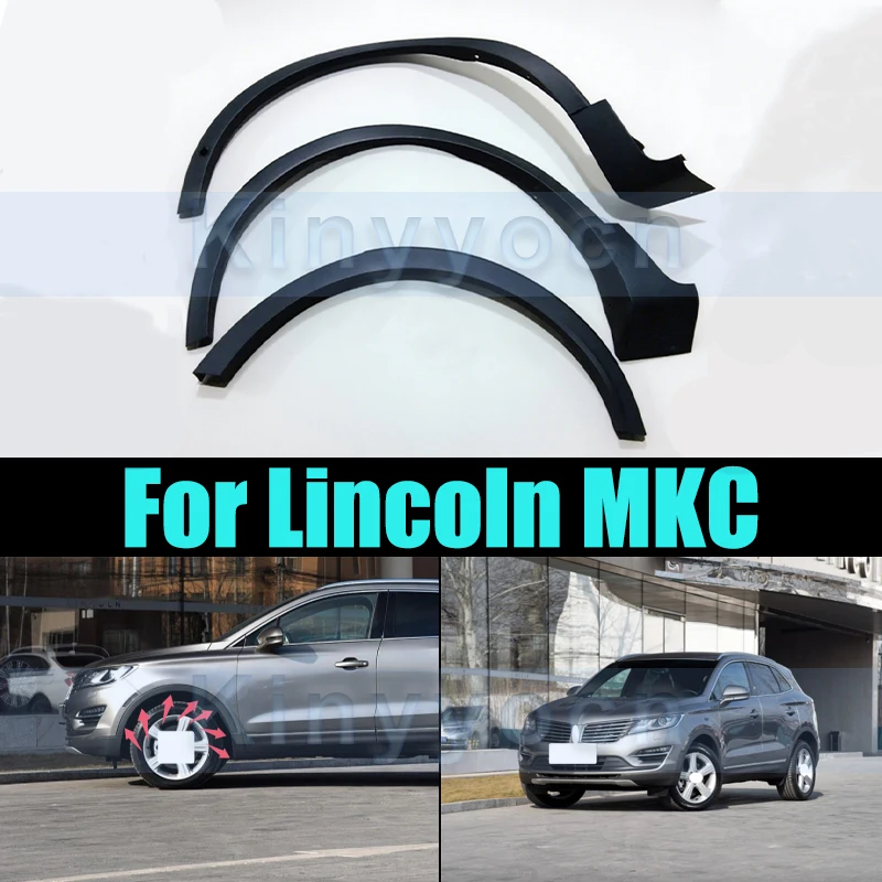 

Front/Rear Car Wheel Arch Moulding For Lincoln MKC Fender Eyebrows Wheel Arches Car Assecories